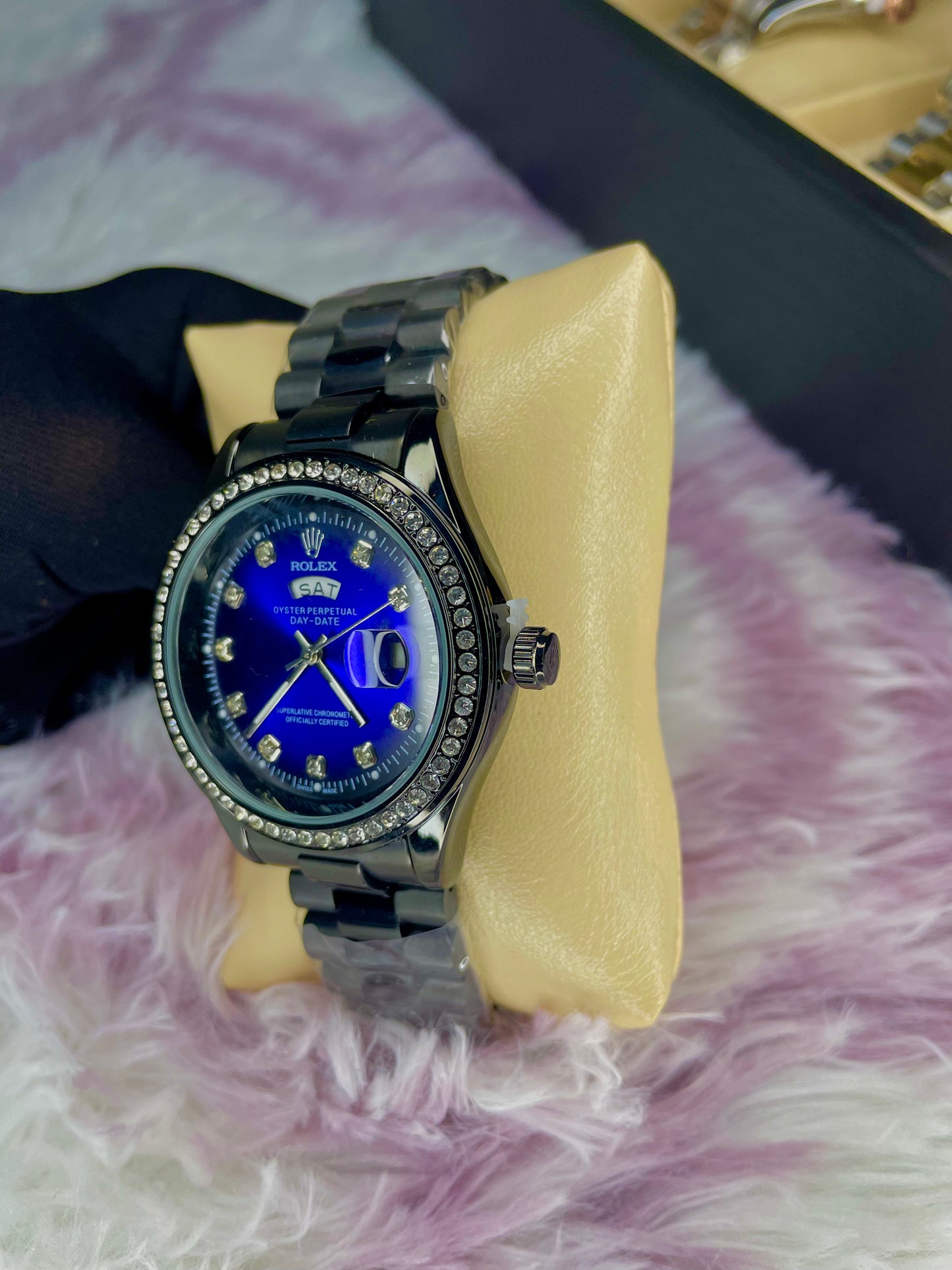 Green Dial Luxury Watch