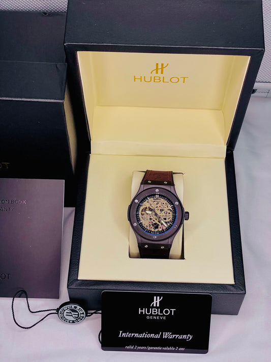 HBLT Classic Men’s Automatic Watch – Model 281H With Luxury Hublot Box