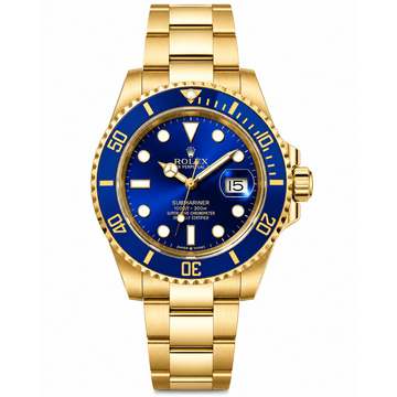 Submariner Blue Dial Gold Edition Luxury Watch