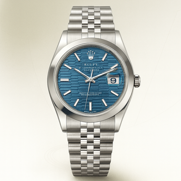 Elegant Silver Tone Watch + Box