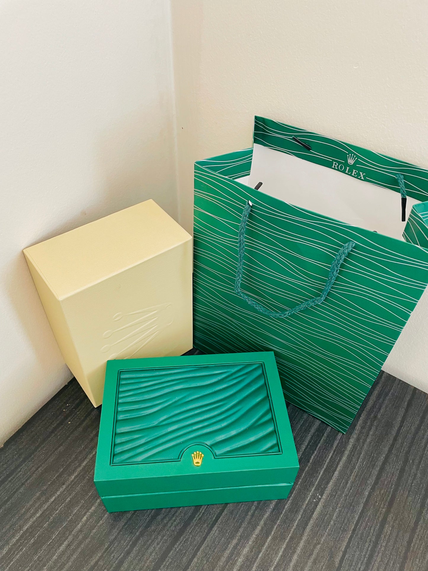 Arabi Dial Luxury Watch with Rolex Box