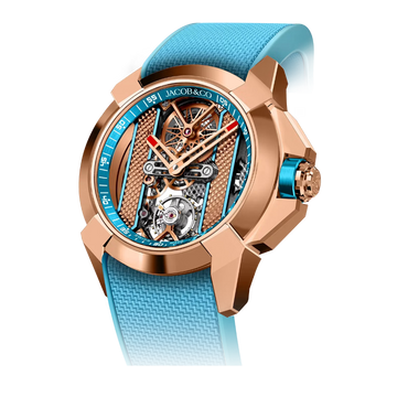 Epic X Rose Gold Light Blue Skeleton