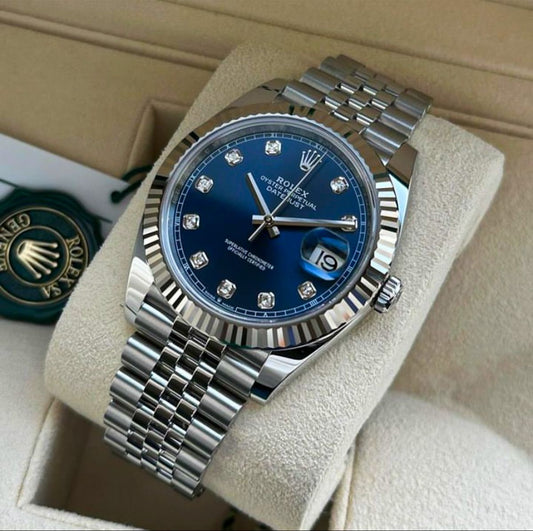 Rolex Datejust Blue Diamond Dial Jubilee (1:1)
