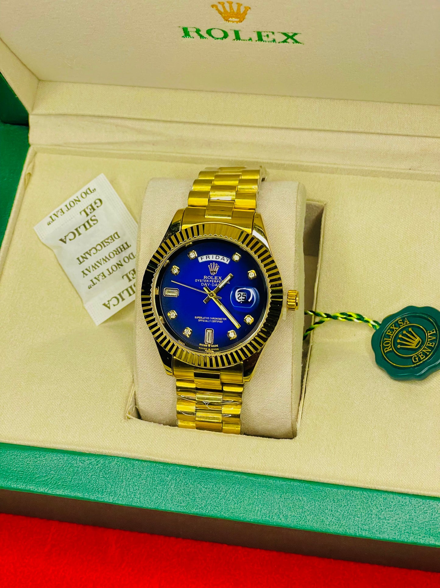 Green Dial Luxury Watch