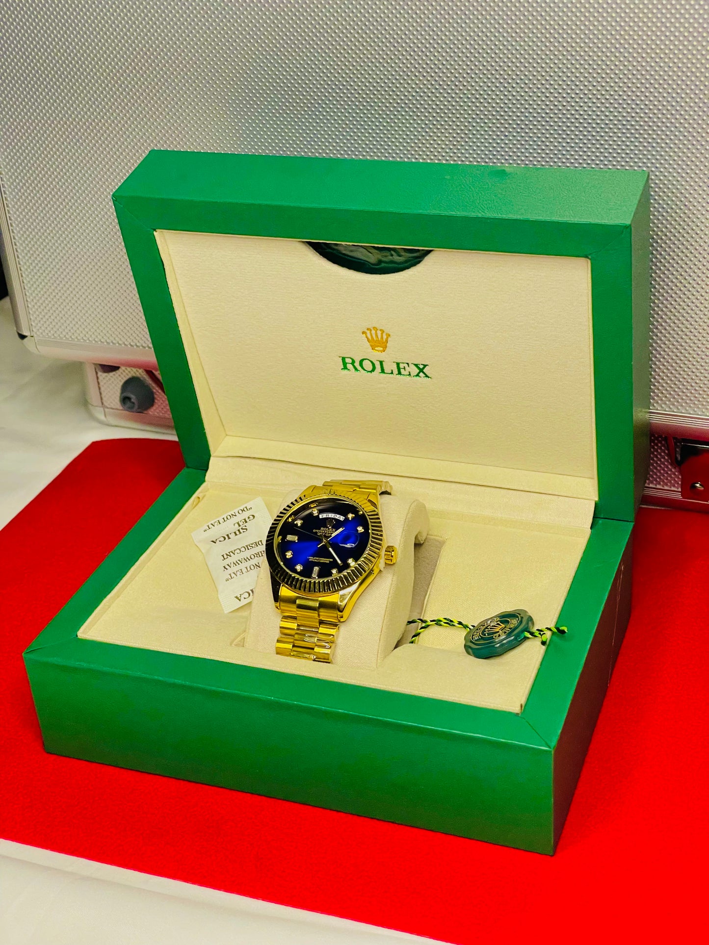 Green Dial Luxury Watch