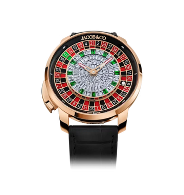 Jacob & Co. Casino Tourbillon Rose Gold Baguette
