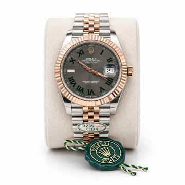 Ro-lex Datejust 126331 Two-Tone Wimbledon Dial Jubilee Bracelet 41mm Men’s Watch