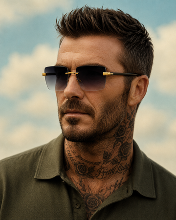 Premium Matte Black Sunglass – Bold & Modern