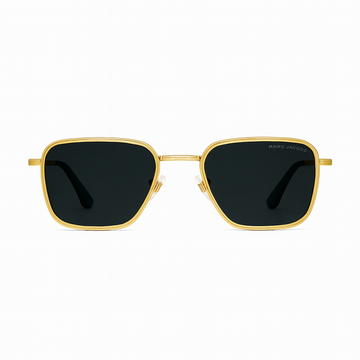 Black & Gold Frame Sunglass – Premium Edition