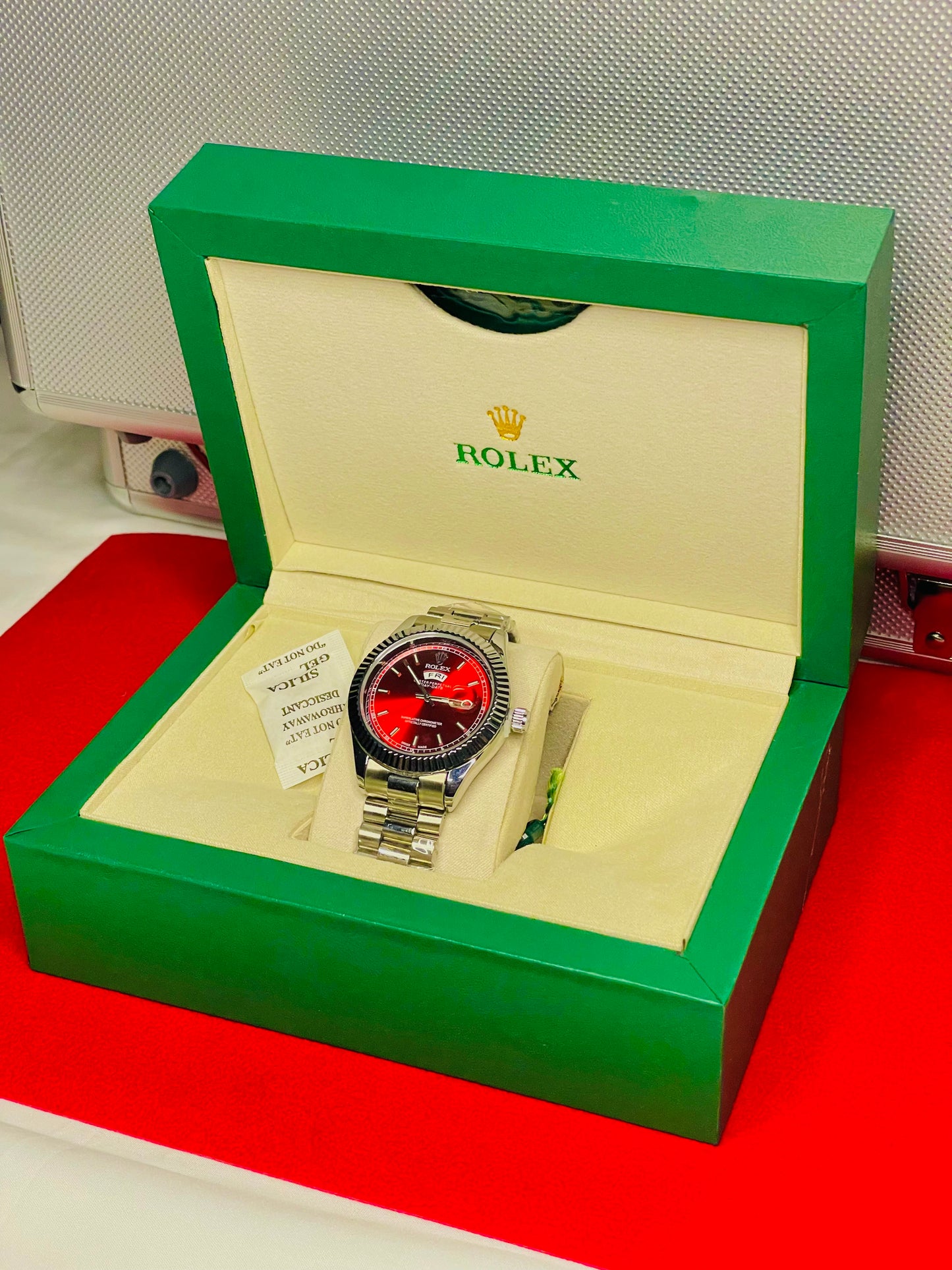 ENZO ReD Rolex With original box￼