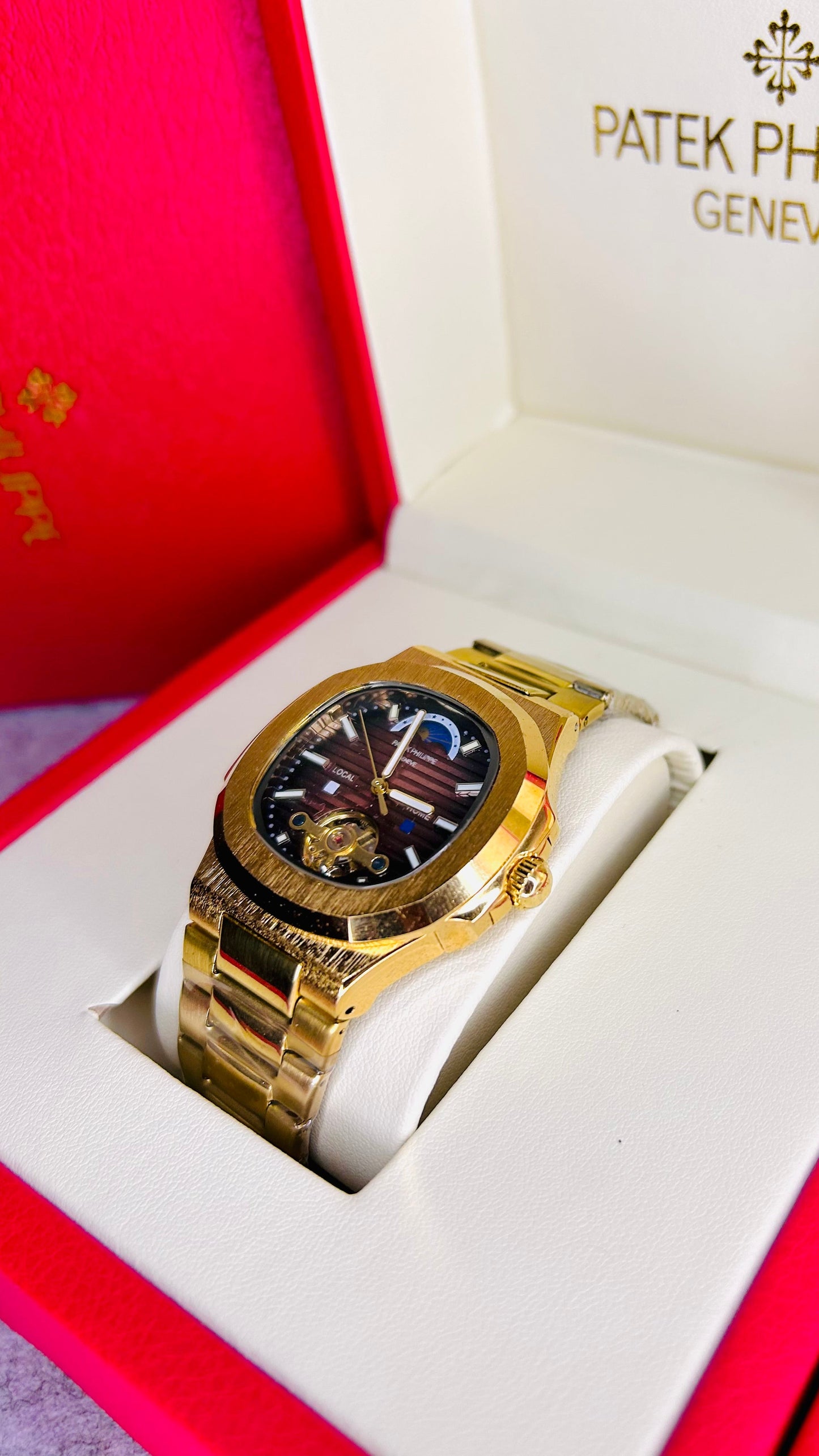 AAA Grade Patek Philippe Automatic Luxury Watch with Original Patek Philippe Box