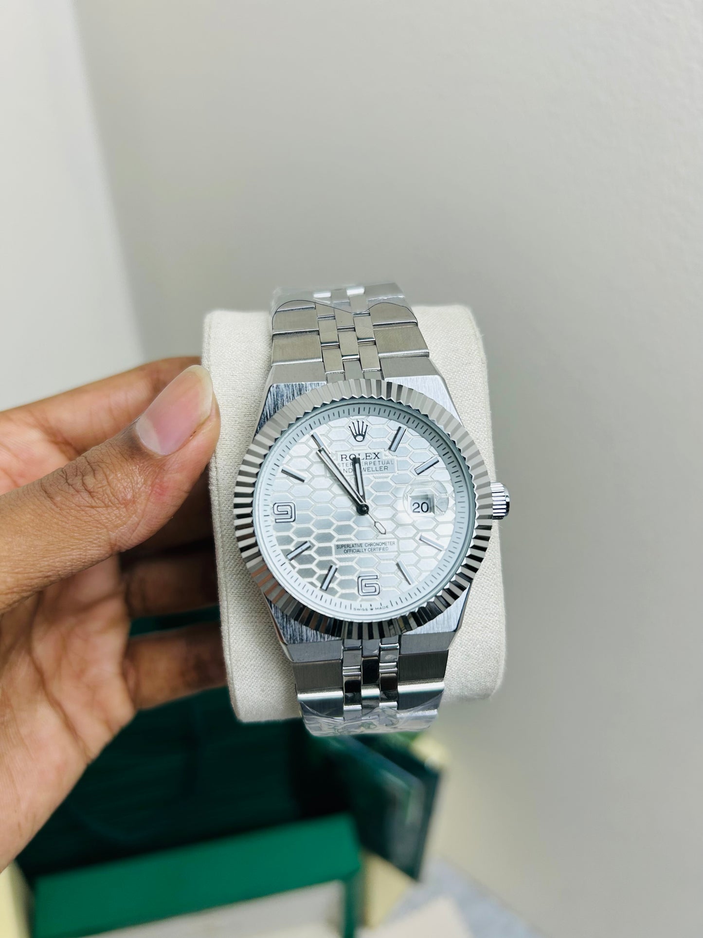 AA Geriat Premium Watch — Blue & Silver Edition