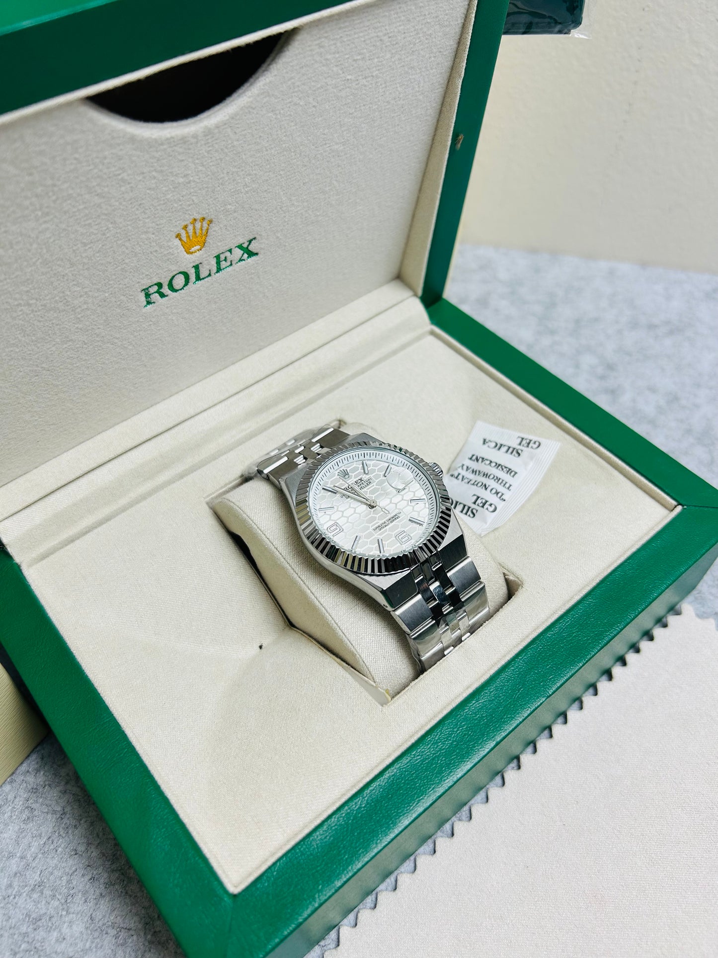 AA Geriat Premium Watch — Blue & Silver Edition