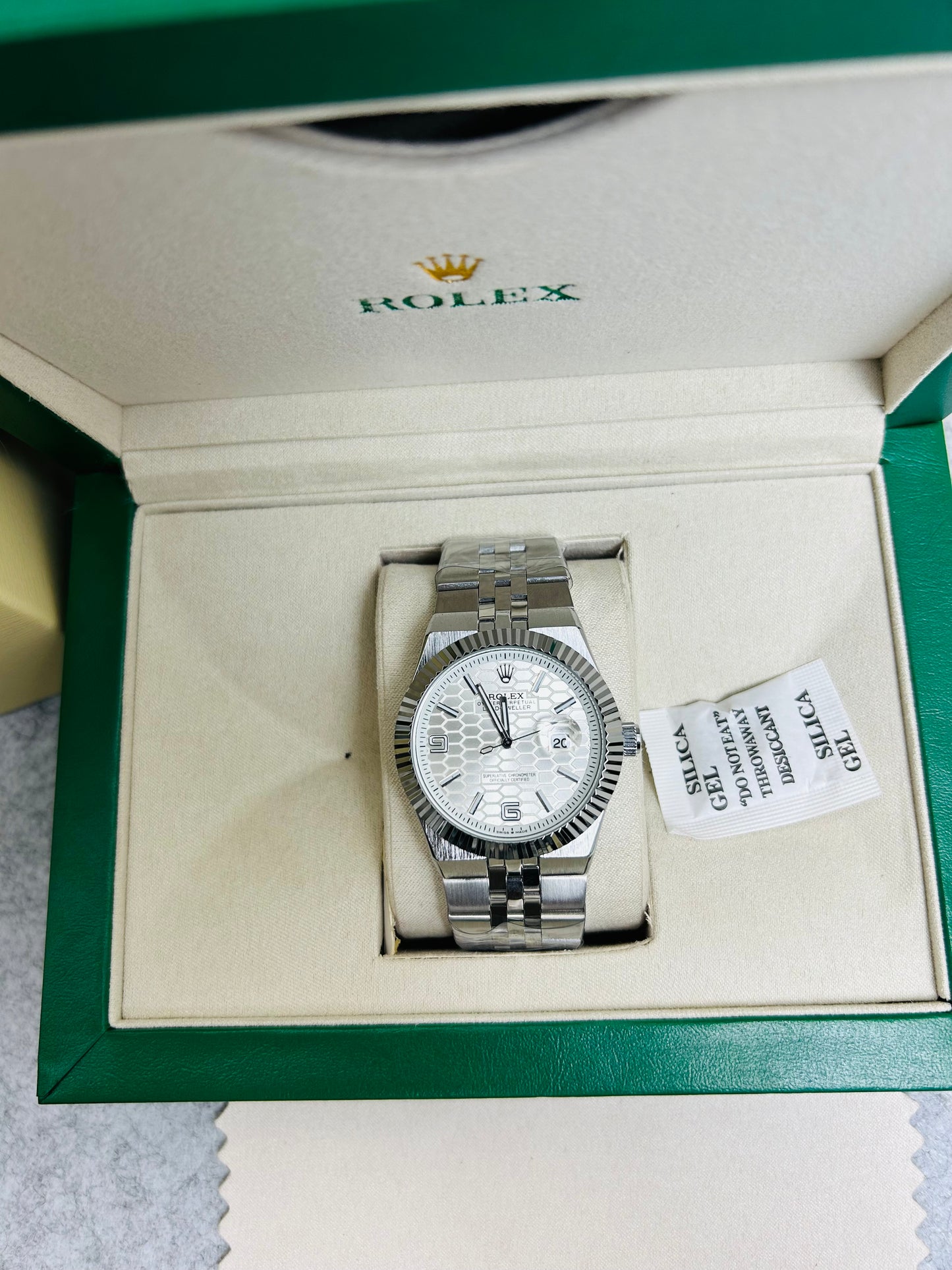 AA Geriat Premium Watch — Blue & Silver Edition