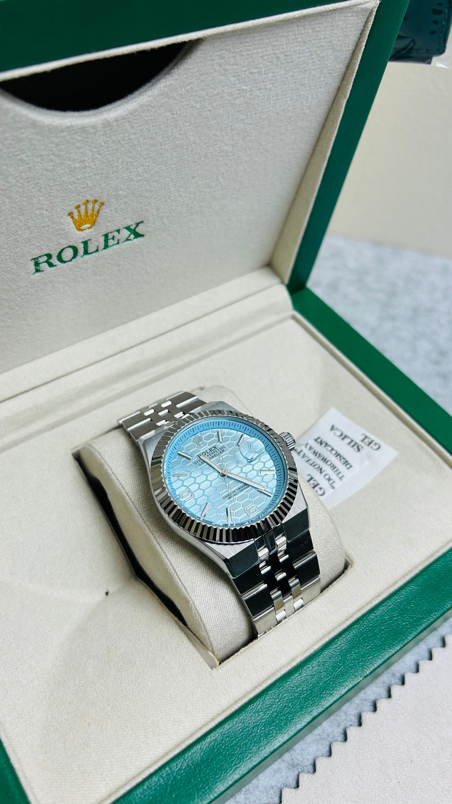 AA Geriat Premium Watch — Blue & Silver Edition