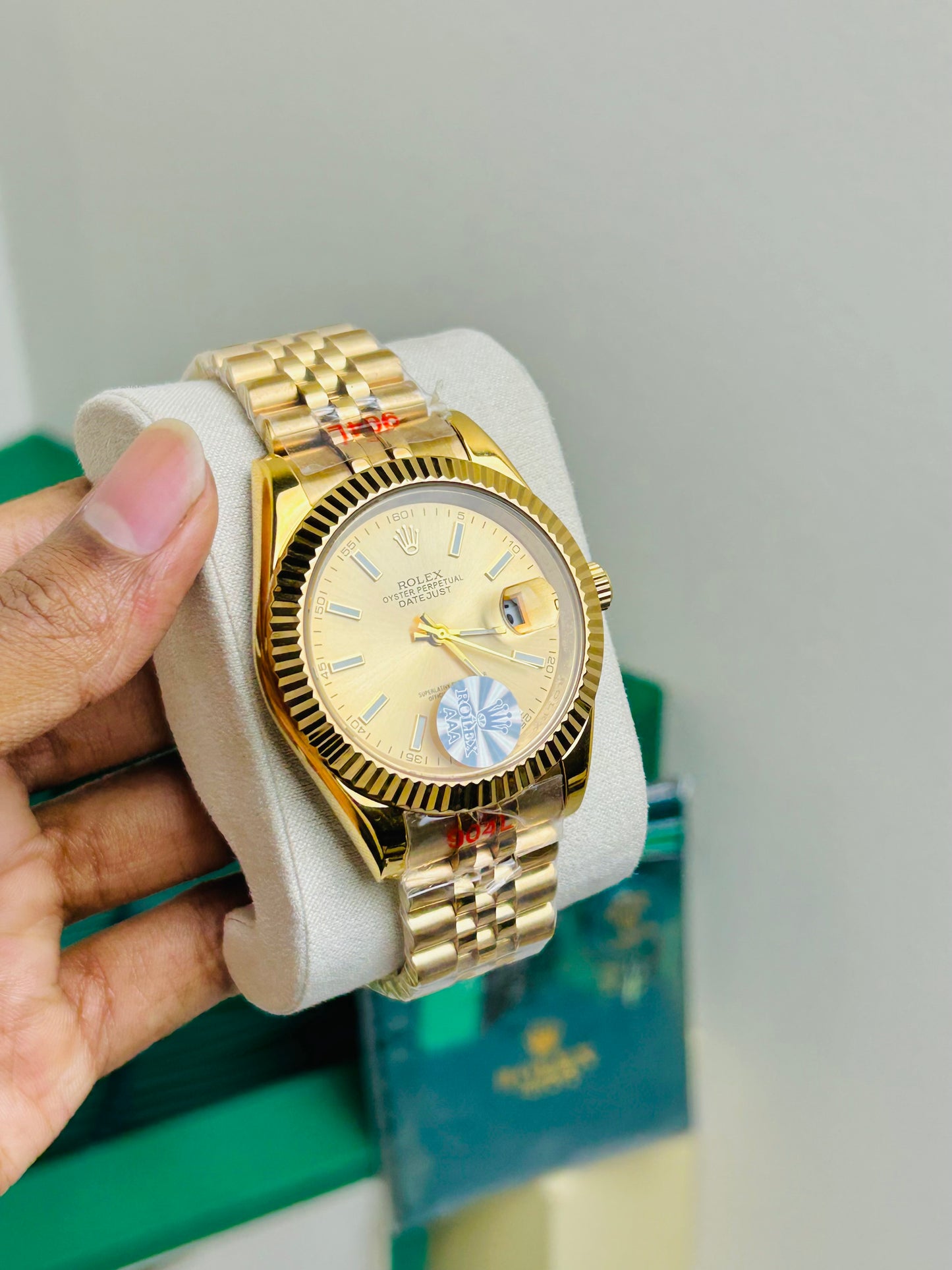 Europe Geriat Full Gold Luxury Automatic Watch