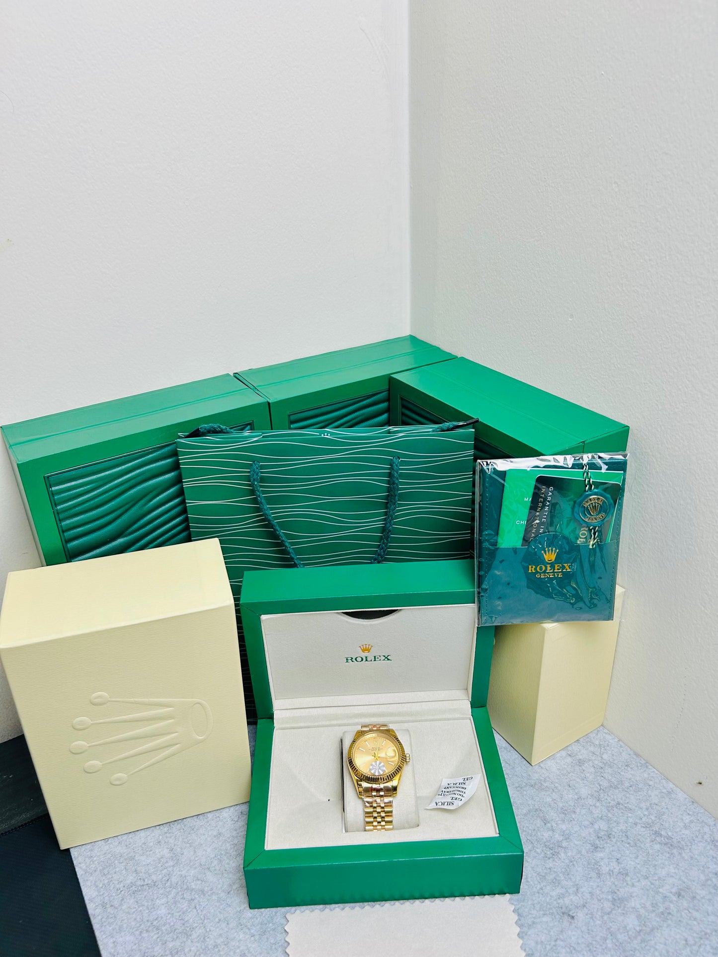 Europe Geriat Full Gold Luxury Automatic Watch