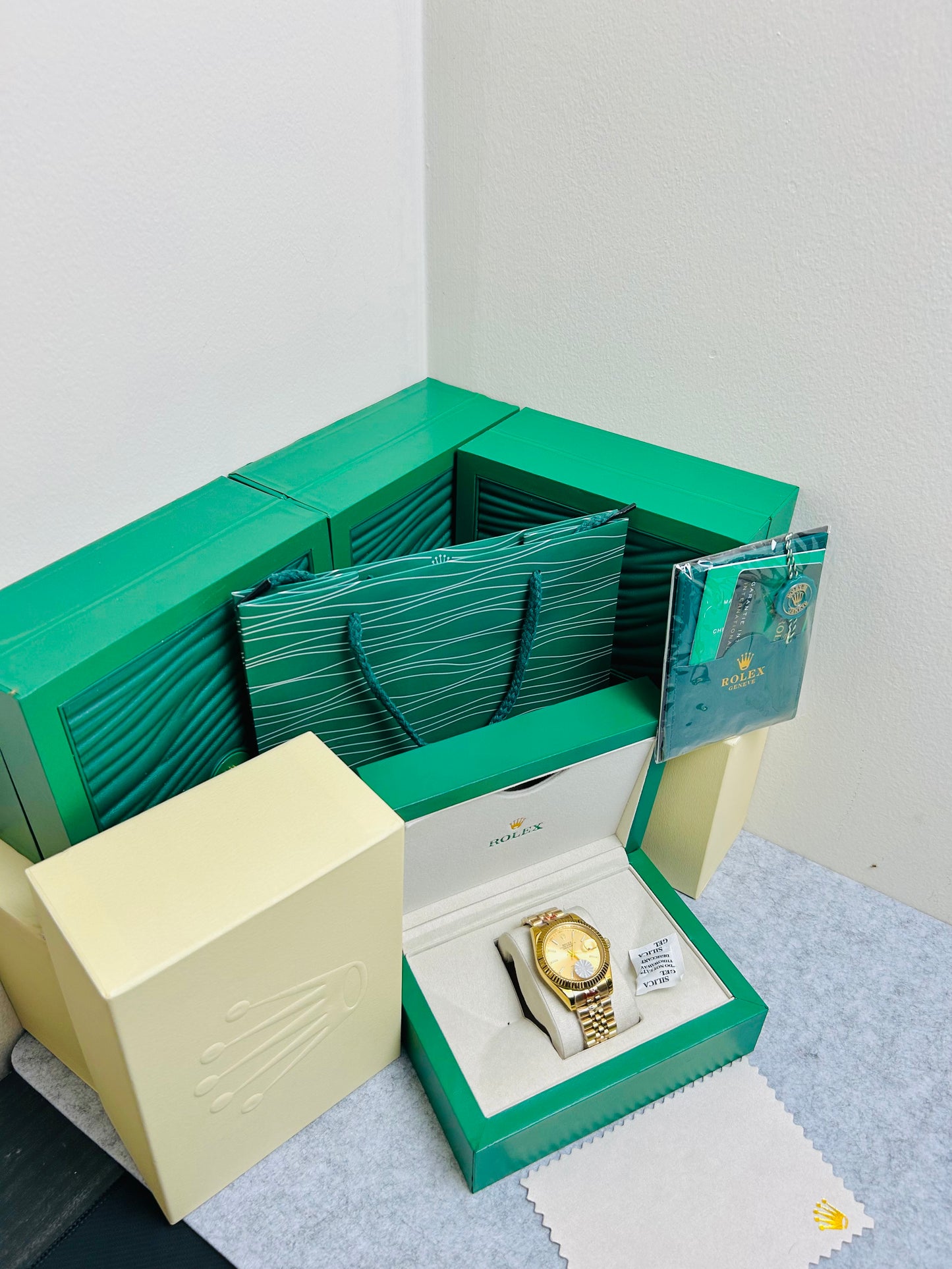 Europe Geriat Full Gold Luxury Automatic Watch