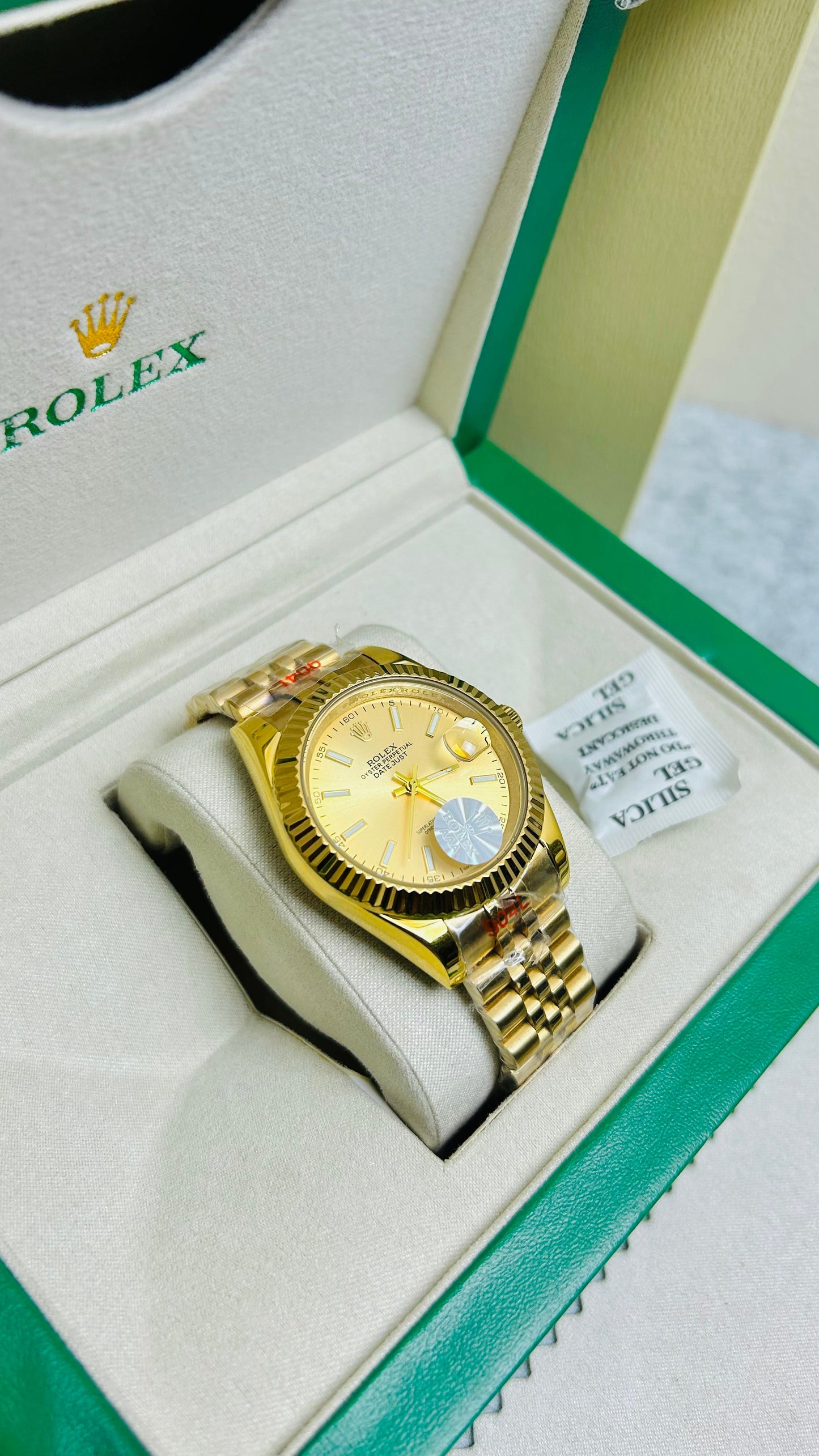 Europe Geriat Full Gold Luxury Automatic Watch