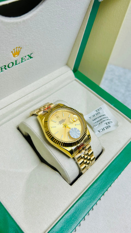 Europe Geriat Full Gold Luxury Automatic Watch