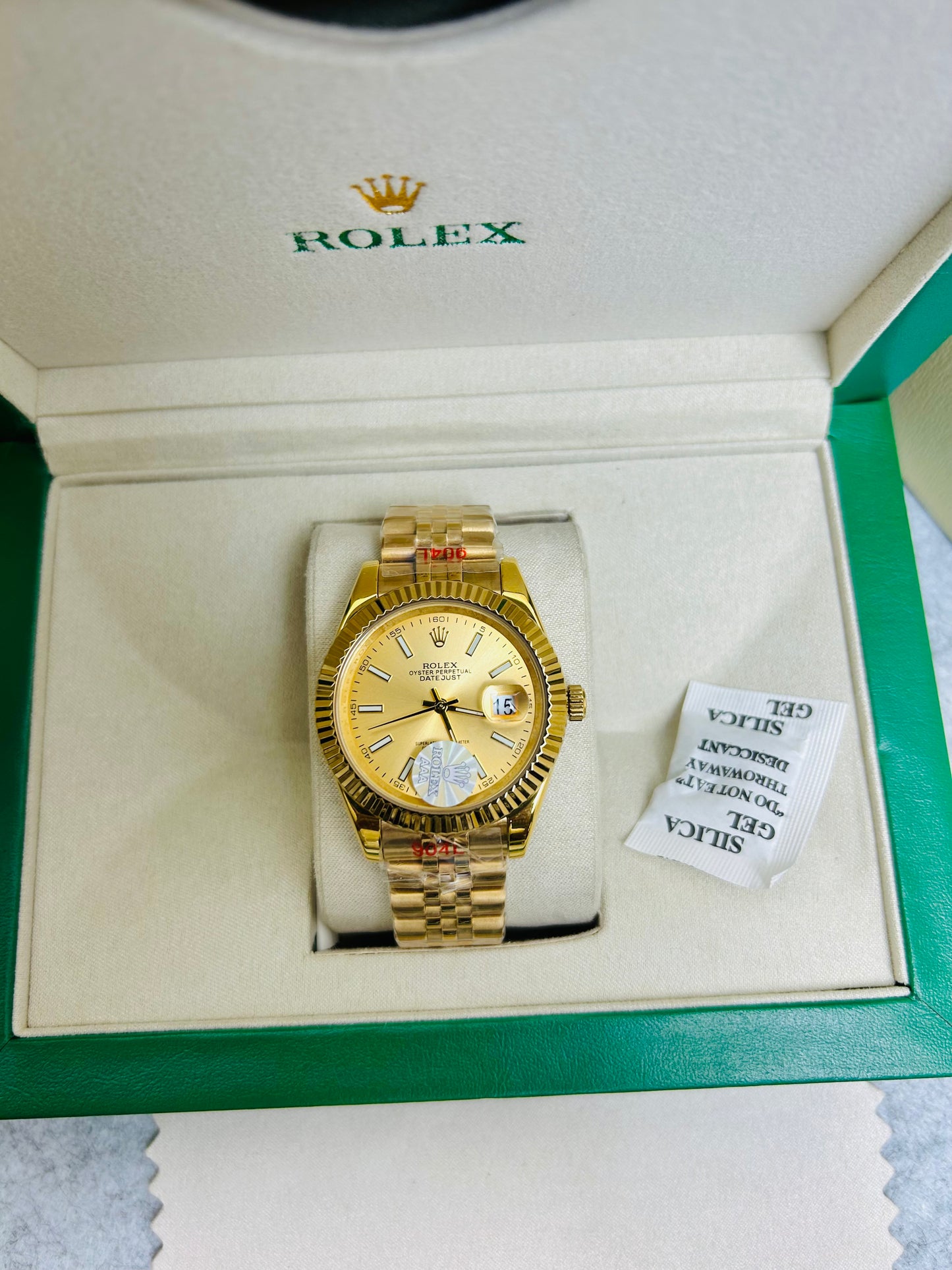 Europe Geriat Full Gold Luxury Automatic Watch