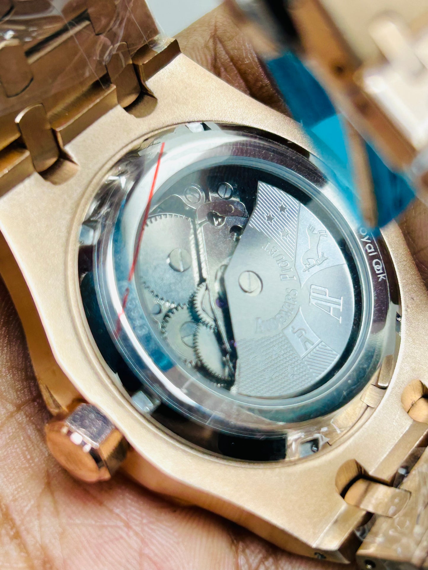 Luxury Quality Automatic Mechanical Watch | AP Watch RO 1002 with orgial box card &  Pēpāra See dictionary 5 / 5,000 Paper