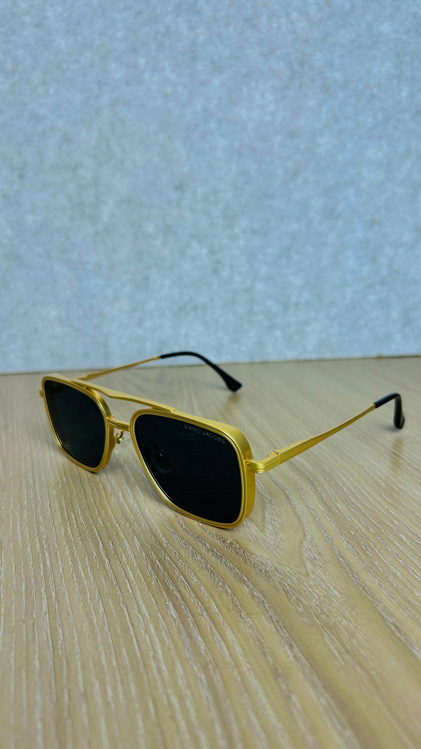 Black & Gold Frame Sunglass – Premium Edition