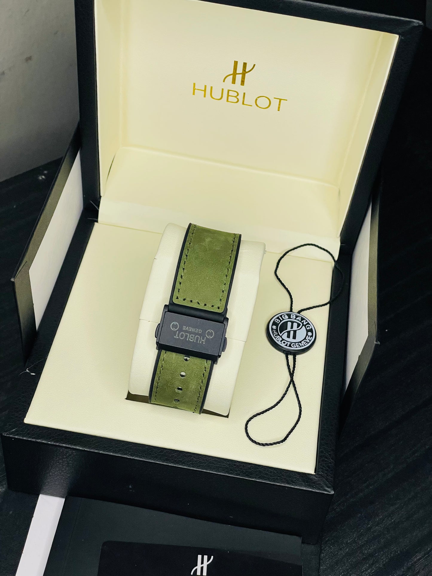 HBLT Classic Men’s Automatic Watch – Model 281H With Luxury Hublot Box