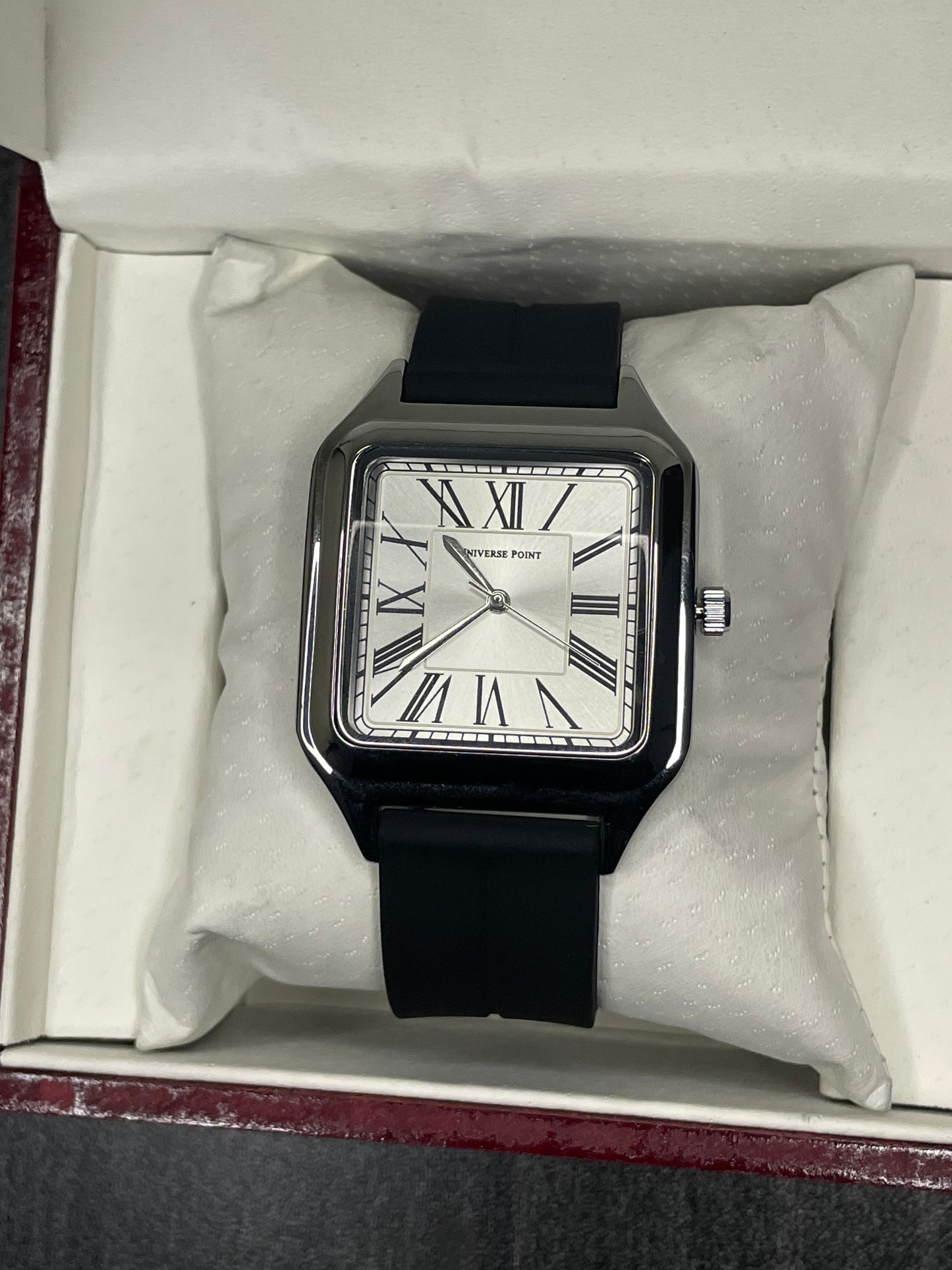 ENZO Albert Arctic White Square Analog