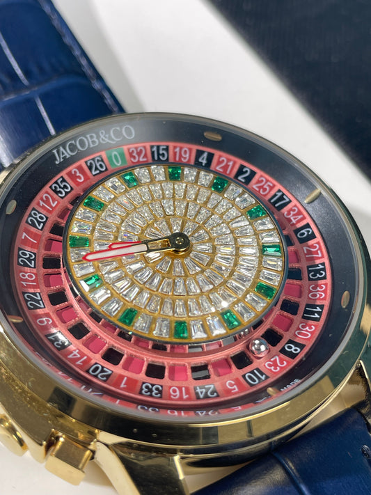 Jacob & Co. Casino Tourbillon Rose Gold Baguette