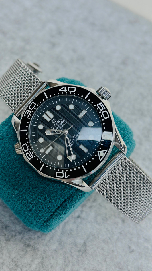 SEAMASTER DIVER 300M 42 MM, STEEL ON STEEL