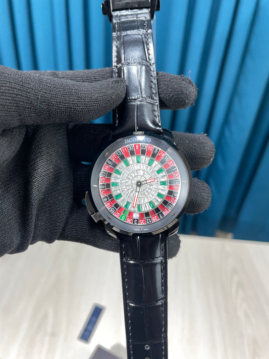 Ja & Co Swiss 1:1 Grade  Casino Tourbillon Stone