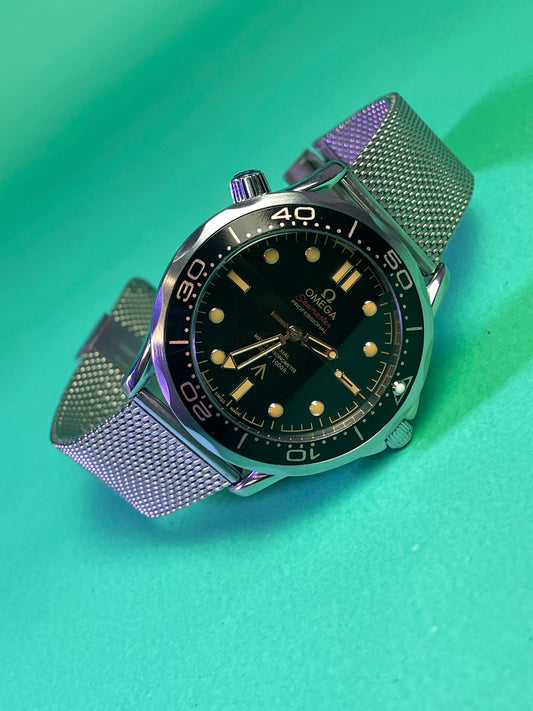 Seamaster Diver 300M Style – Black Dial