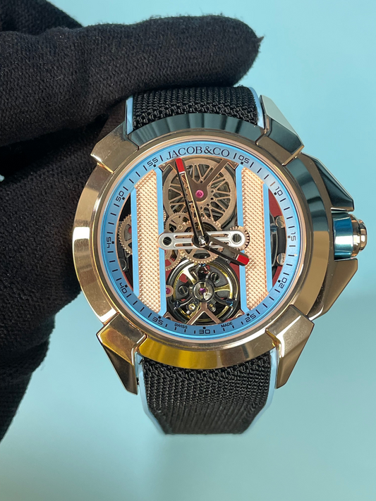 Epic X Rose Gold Light Blue Skeleton