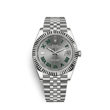 Datejust "Wimbledon" Steel Jubilee Grey Dial 41mm