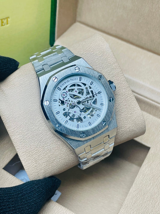 Audemars Piguet Royal Oak Stainless Steel - White Skeleton Dial