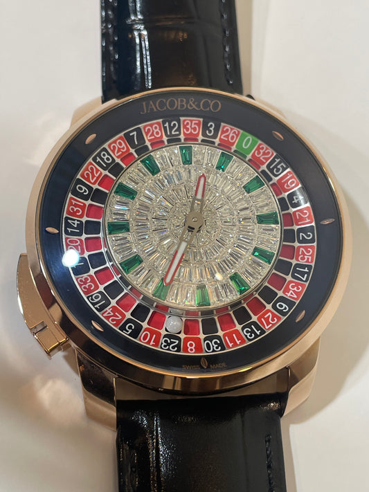 Ja & Co Swiss 1:1 Grade  Casino Tourbillon Stone