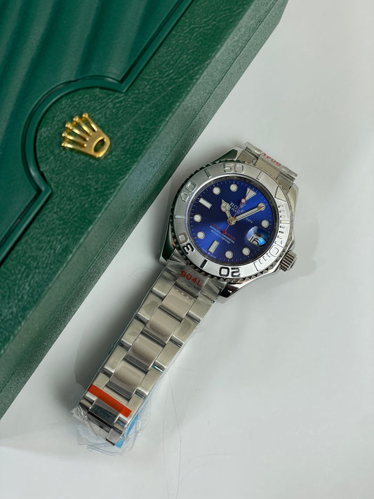 Yacht-Master Blue Dial Luxury Watch For Men