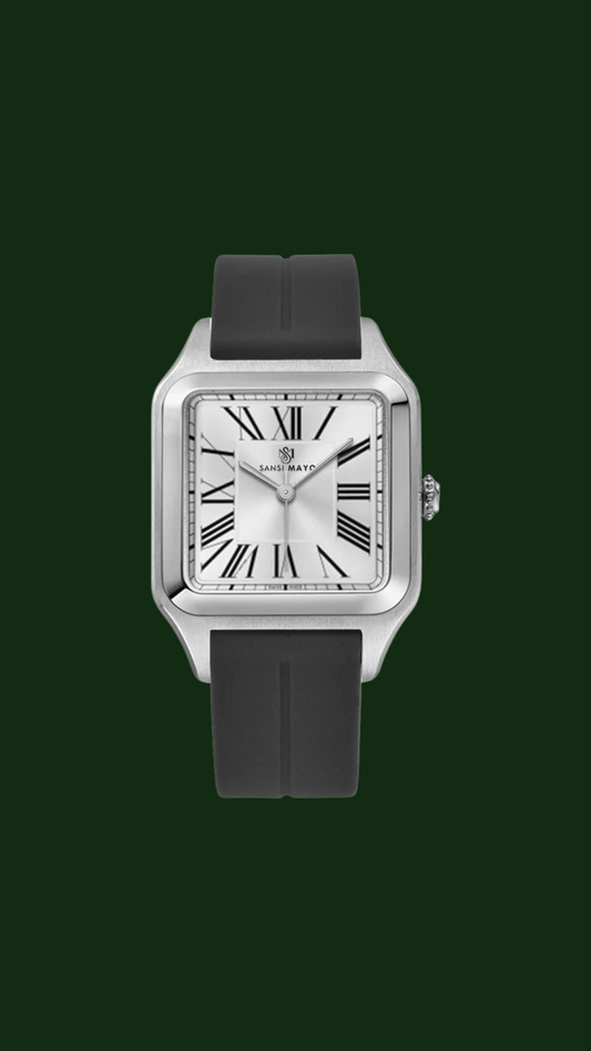 ENZO Albert Arctic White Square Analog