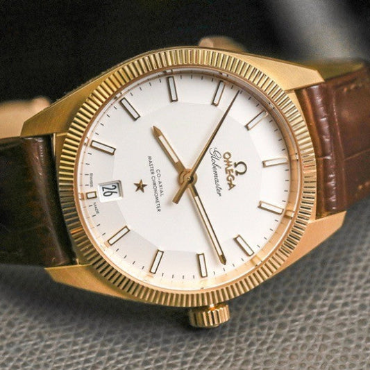 Omega Globemaster Co-Axial Master Chronometer – Gold & White Dial