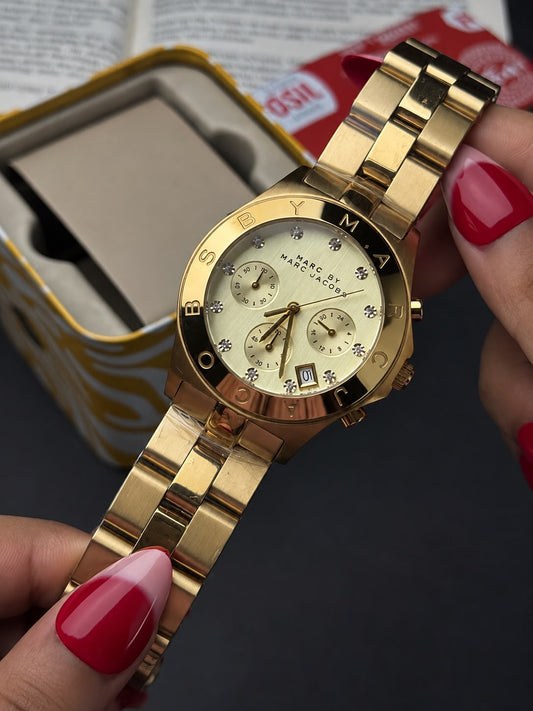 Marc by Marc Jacobs Women's Gold-Tone Watch
