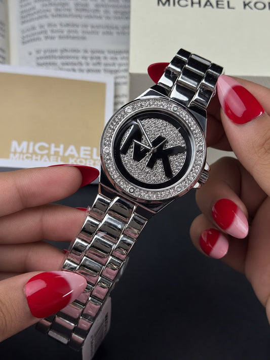 Michael Kors Silver & Black