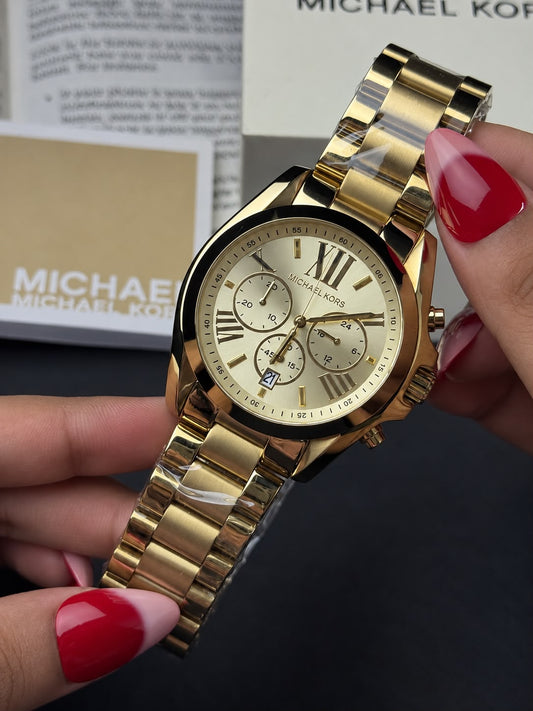 Michael Kors Gold & Black Chronograph