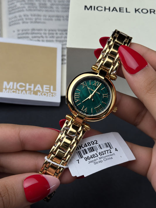 Michael Kors Gold & Green Dial