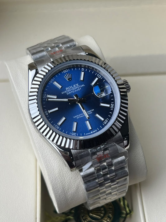 Datejust 41 – Blue Dial Silver