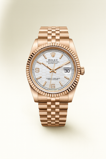 Steel Watch with Rolex Box