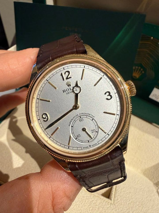 Rolex Perpetual 1908 Yellow Gold White Dial (1:1)