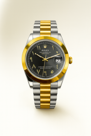 Arabi Dial Luxury Watch with Rolex Box