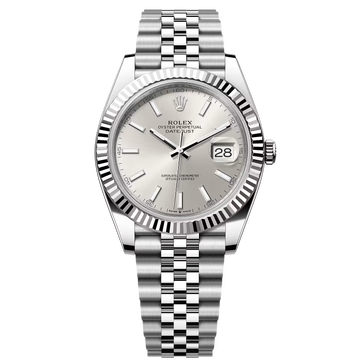 Datejust 41mm Style – Silver Dial