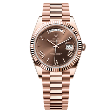 Day-Date 40 – Rose Gold Brown Dial